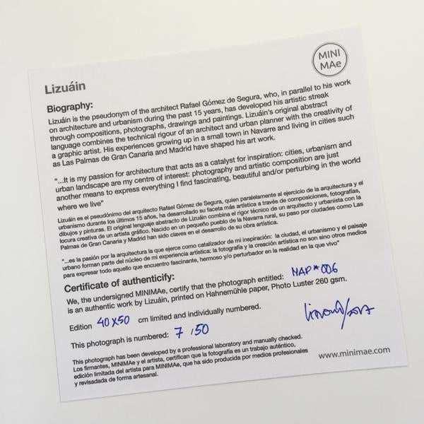 Delirious NY012. Lizuáin. Fotografía