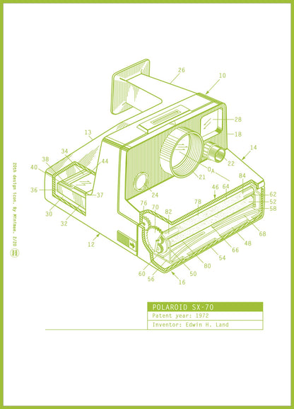 Icono diseño Polaroid SX