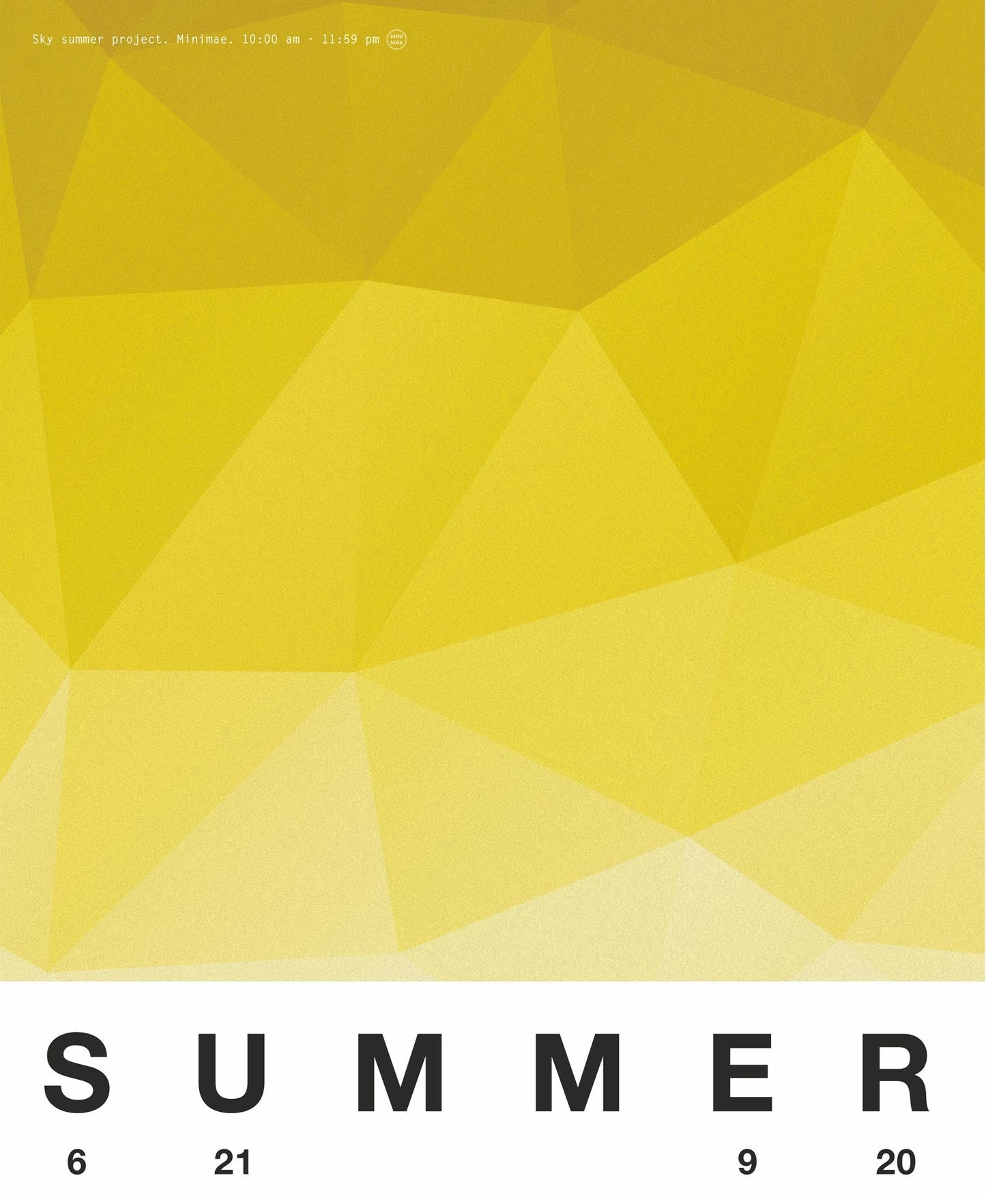 El cielo de verano. Mañana poliédrica