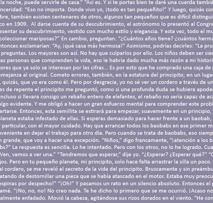 Le Petit Prince libro completo en una pagina