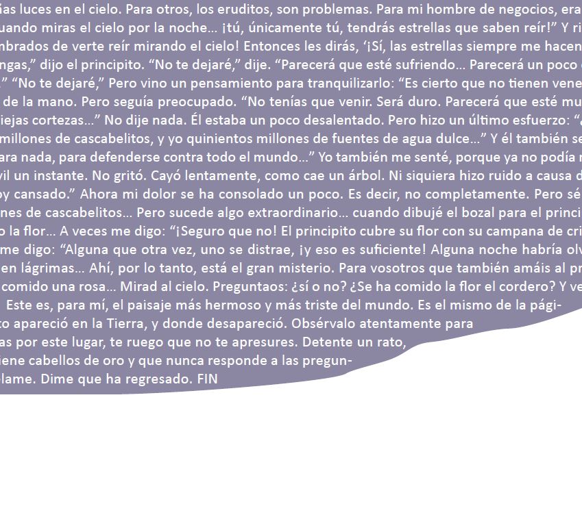 Le Petit Prince libro completo en una pagina