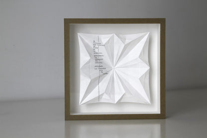 Serie de 3 origamis "el caracol sí sabe a dónde va"