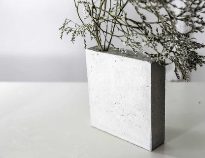 Tiesto rectangular de cemento