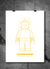 Icono diseño Lego Man