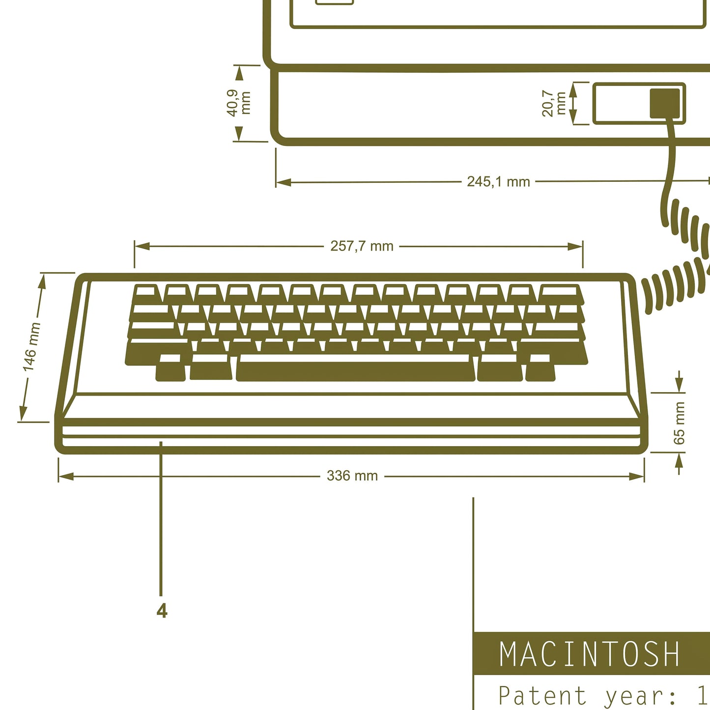 Macintosh 128 K. Apple