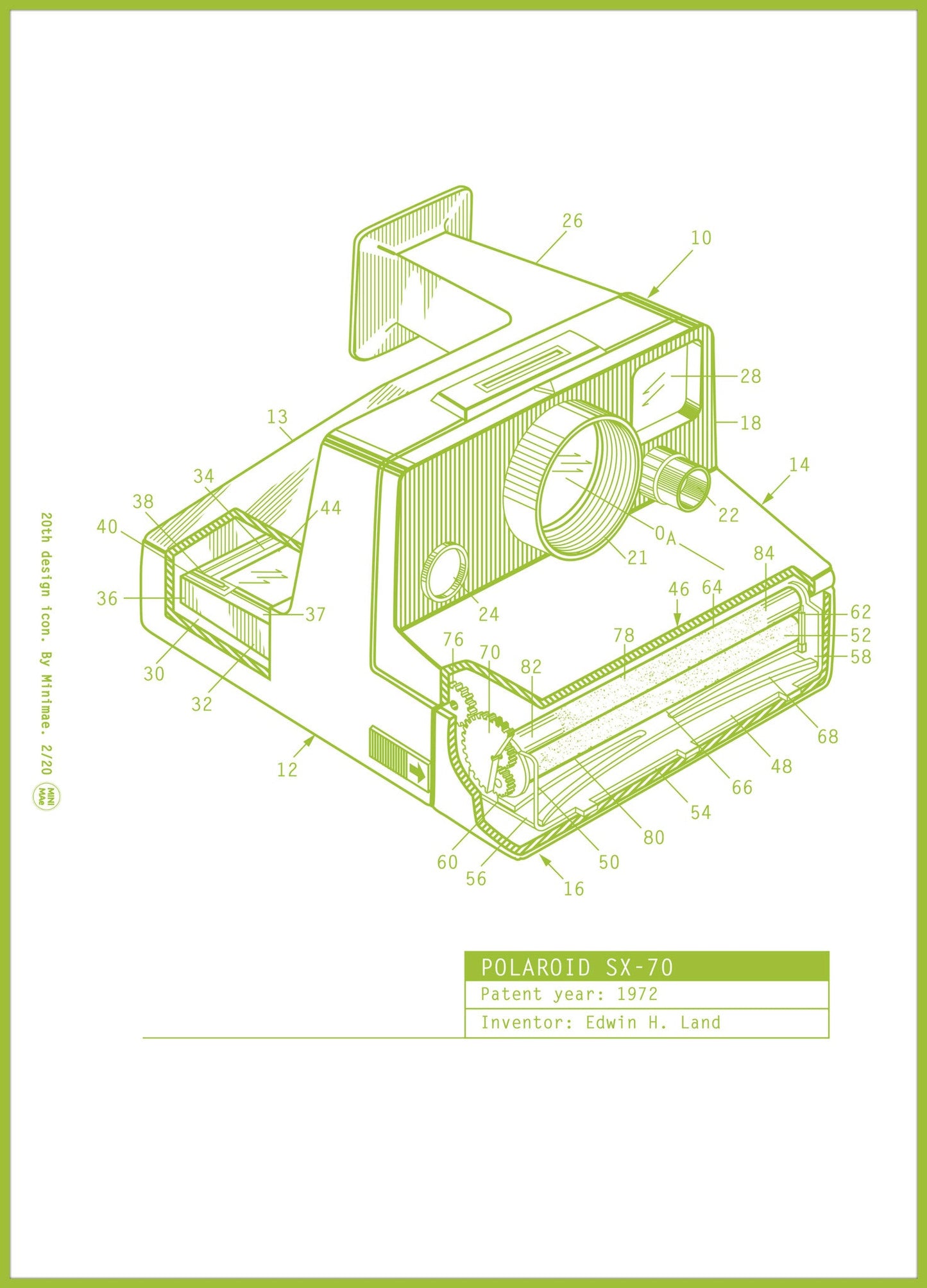 Icono diseño Polaroid SX